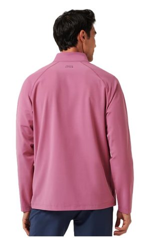 Travis Mathew Air Tram Quarter Zip sudadera de hombre, rose wine