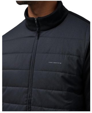 Travis Mathew Point of Sail Full Zip chaqueta de hombre, negra