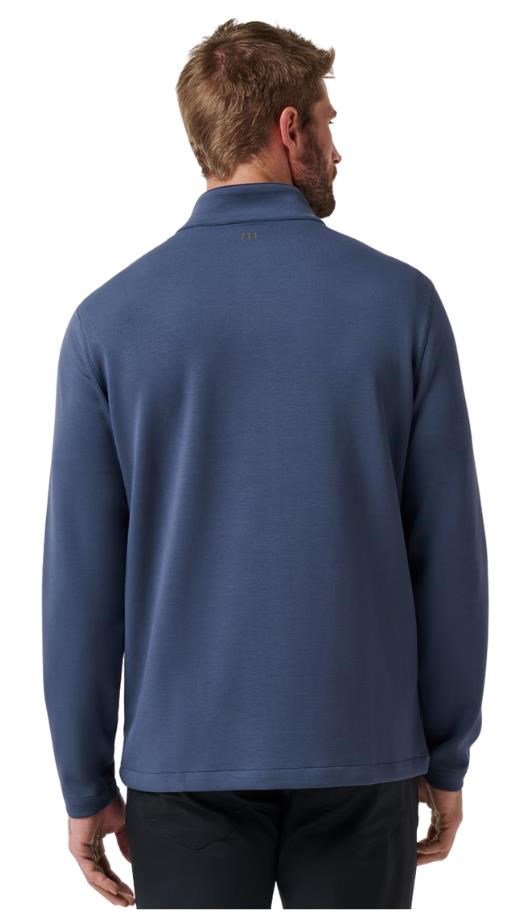 Travis Mathew Point of Sail Full-Zip chaqueta de hombre, mood indigo