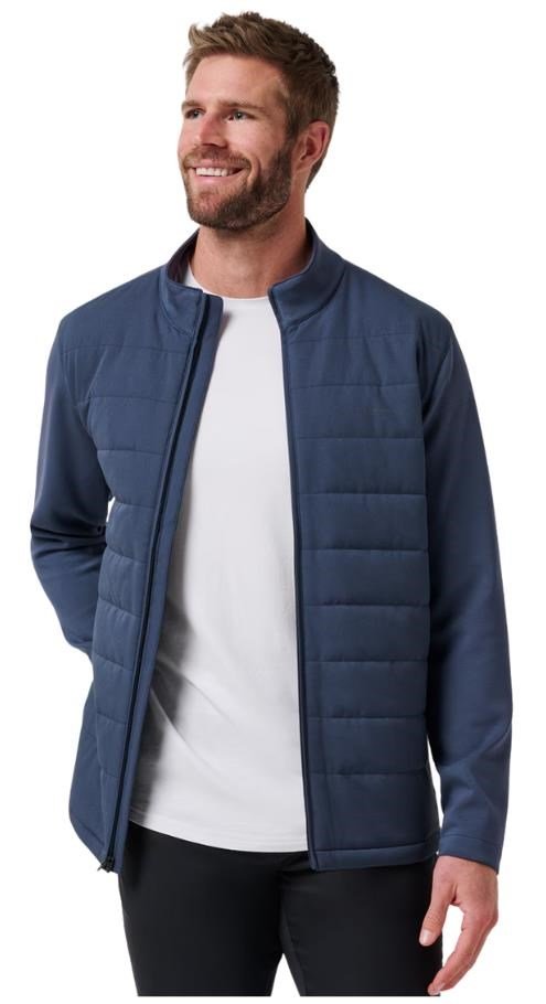 Travis Mathew Point of Sail Full-Zip chaqueta de hombre, mood indigo