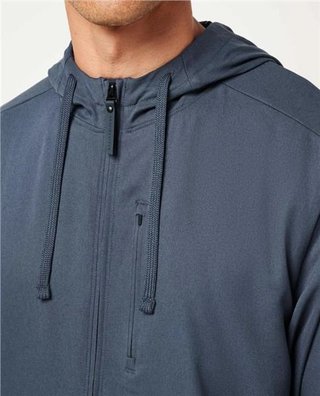 Travis Mathew Deepspace Full Zip sudadera con capucha para hombre, mood indigo/vintage indigo