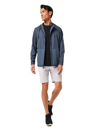 Travis Mathew Deepspace Full Zip sudadera con capucha para hombre, mood indigo/vintage indigo