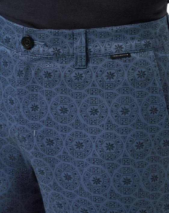 Travis Mathew Beyond the limits pantalones cortos de hombre, mood indigo/vintage indigo