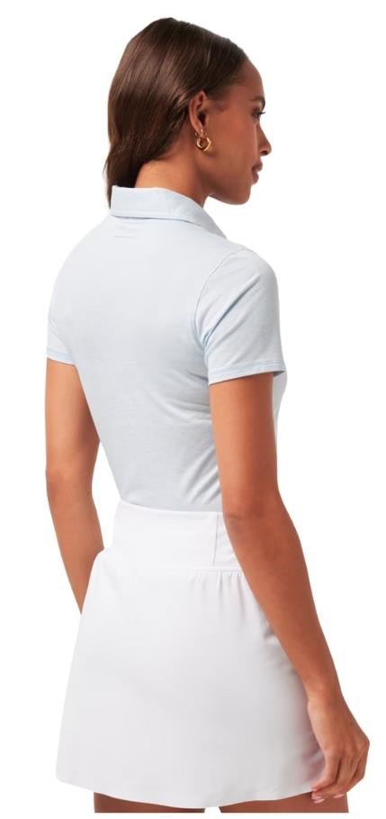 Travis Mathew Featherweight Active polo de mujer, heather kentucky blue