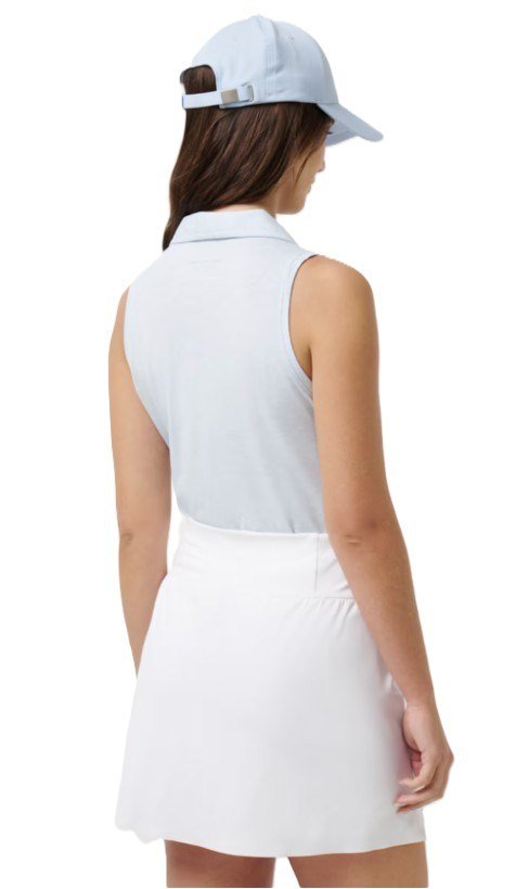 Travis Mathew Featherweight Active 2.0 Sleeveless polo de mujer, heather kentucky blue