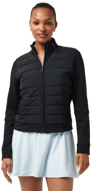 Travis Mathew Skyloft Soft Espresso Martini chaqueta de mujer, heather black