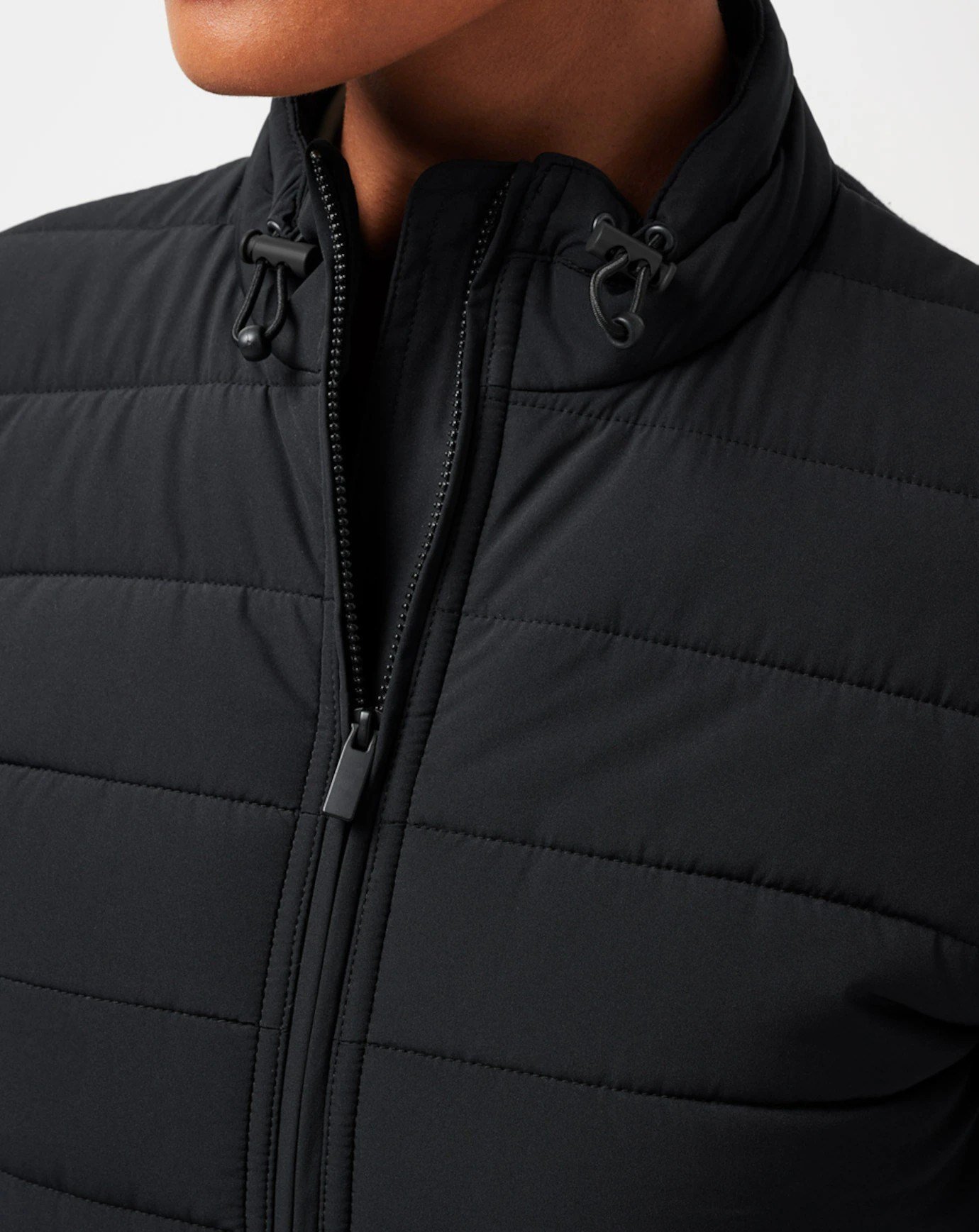 Travis Mathew Skyloft Soft Espresso Martini chaqueta de mujer, heather black