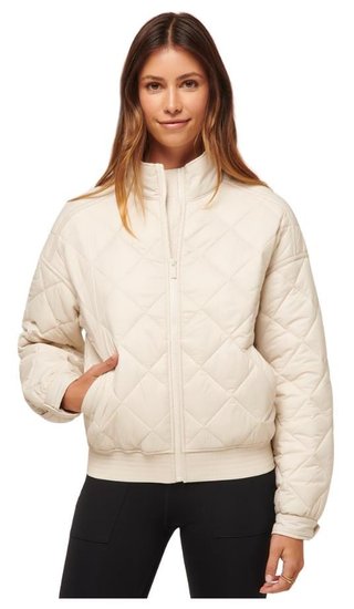 Travis Mathew Lights at Night Quilted chaqueta de mujer, pumice stone