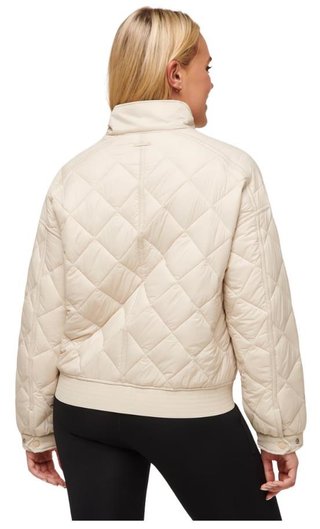 Travis Mathew Lights at Night Quilted chaqueta de mujer, pumice stone