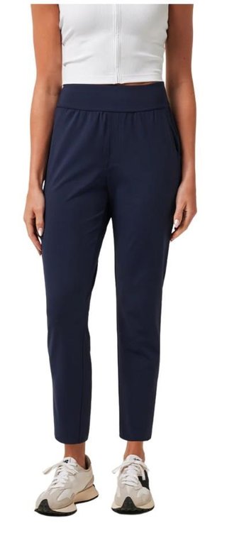 Travis Mathew Moveknit Resilience pantalones de mujer, navy blazer