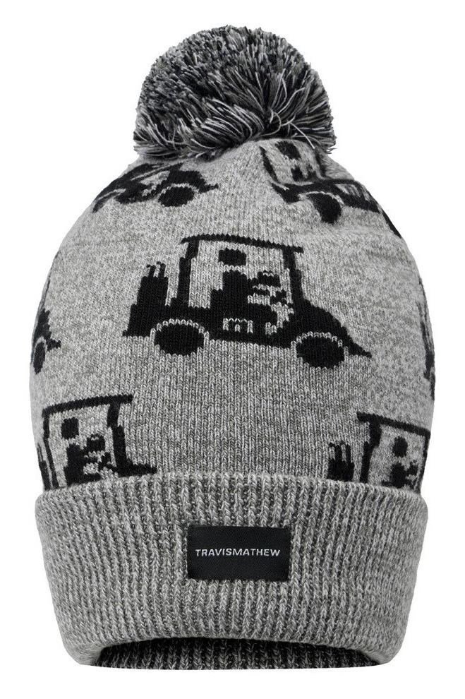 Travis Mathew Mapes gorro de hombre, gris jaspeado