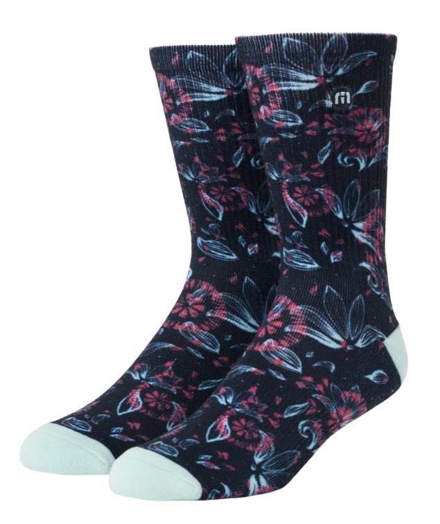 Travis Mathew Flourish Crew calcetines, mood indigo