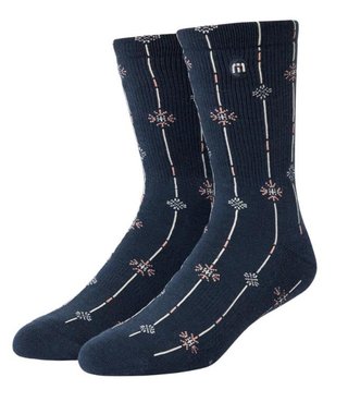 Travis Mathew Deco Crew calcetines, mood indigo