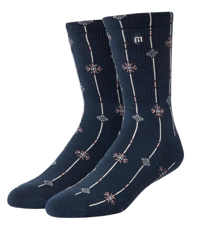 Travis Mathew Deco Crew calcetines, mood indigo