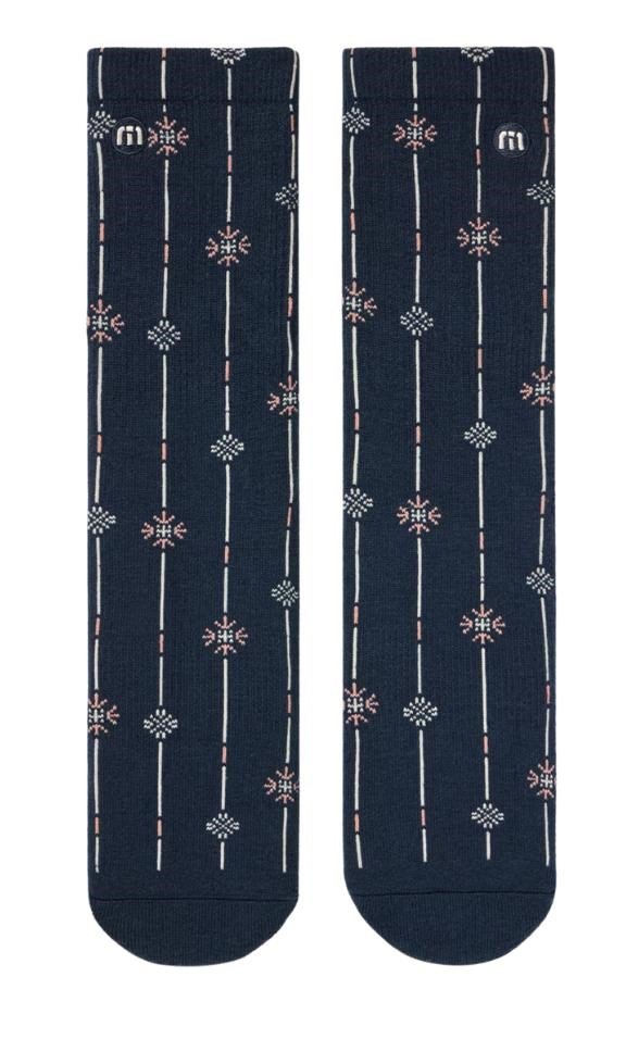 Travis Mathew Deco Crew calcetines, mood indigo