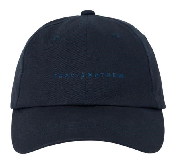 Travis Mathew The Dad Adjustable gorra ajustable para hombre, azul marino