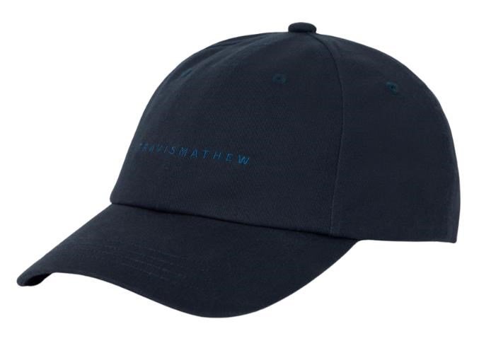 Travis Mathew The Dad Adjustable gorra ajustable para hombre, azul marino