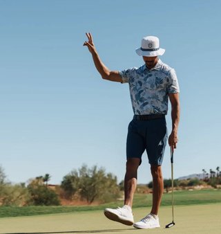 Callaway Bucket Hat hombre, blanco/marino