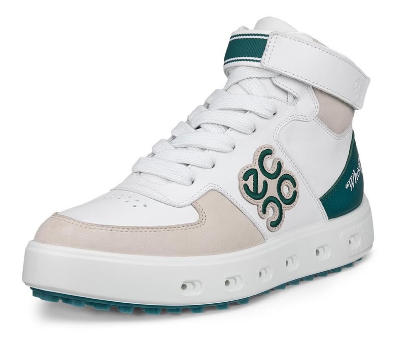 Ecco ECCO Street 720 zapatos de golf para mujer, blanco