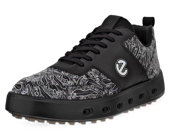 Ecco Street 720 golf shoes para hombre, negras