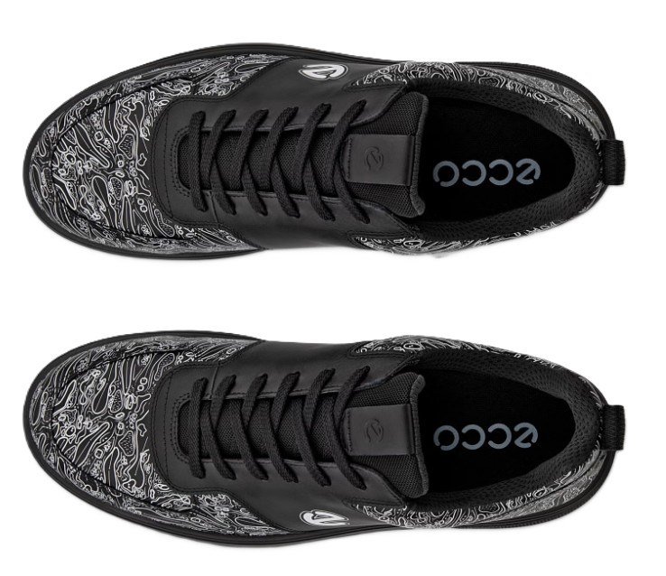 Ecco Street 720 golf shoes para hombre, negras
