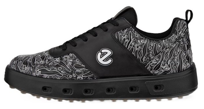 Ecco Street 720 golf shoes para hombre, negras