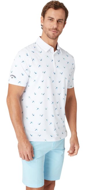 Callaway All Over Birdie polo de hombre, bright white