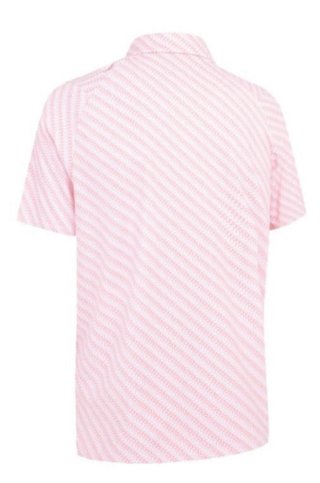 Callaway Twill Print polo de hombre, rosa fresa