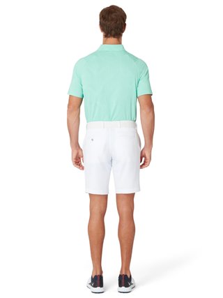Callaway Warped Gingham Print polo de hombre, neptune green