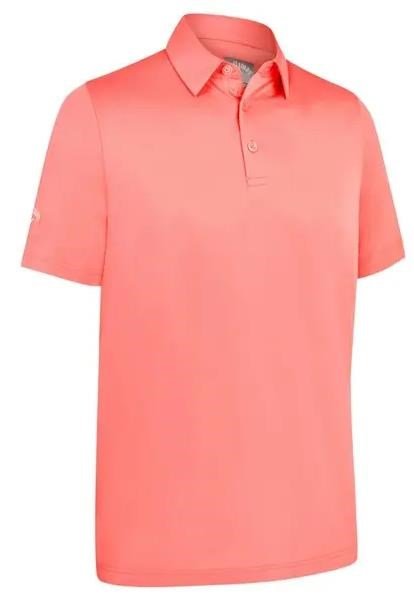 Callaway Swing Tech Tour Fit Solid polo de hombre, strawberry pink