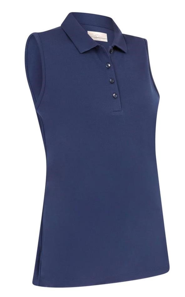 Callaway Tournament Sleeveless polo de mujer, peacoat