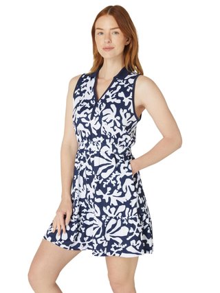 Callaway Abstract Floral vestido de mujer, peacoat