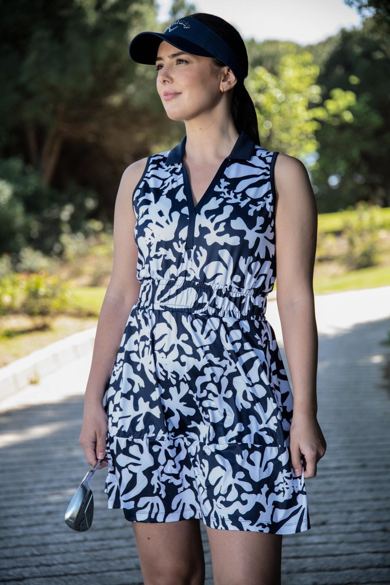 Callaway Abstract Floral vestido de mujer, peacoat