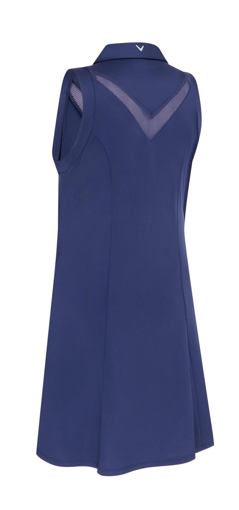 Callaway Flounce Dress with Mesh vestido de mujer, peacoat