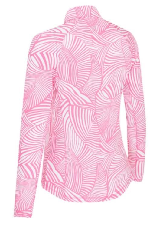 Callaway Stencil Floral sudadera de mujer, cheeky pink