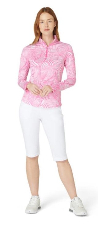 Callaway Stencil Floral sudadera de mujer, cheeky pink