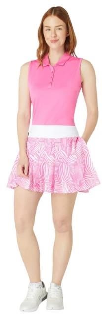 Callaway 16" High Waist Stencil falda pantalón de golf para mujer, cheeky pink