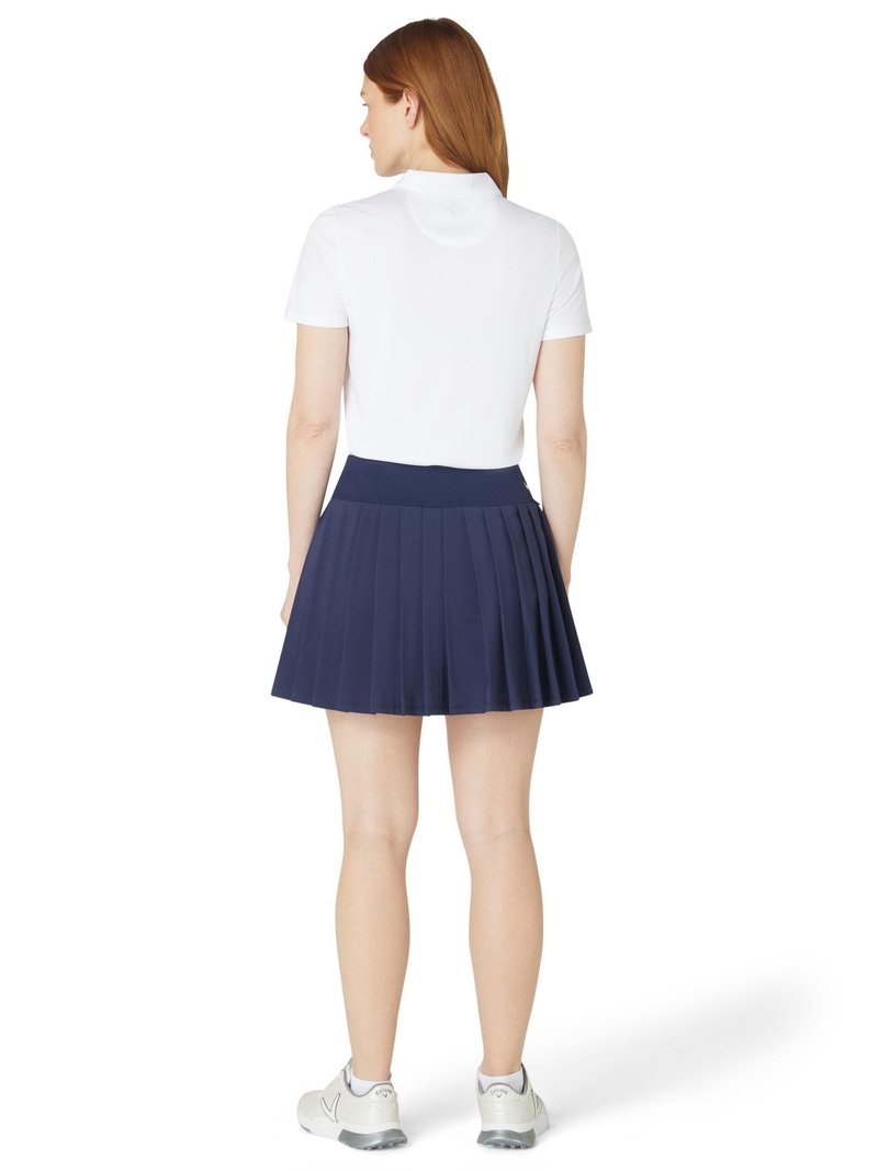Callaway 16" Pleated falda pantalón de mujer, peacoat