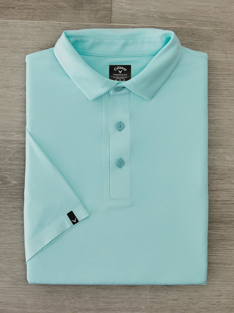 Callaway Premium Jacquard polo de hombre, birds egg green