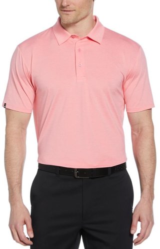 Callaway Premium Heathered polo de hombre, strawberry pink heather