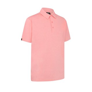 Callaway Premium Heathered polo de hombre, strawberry pink heather