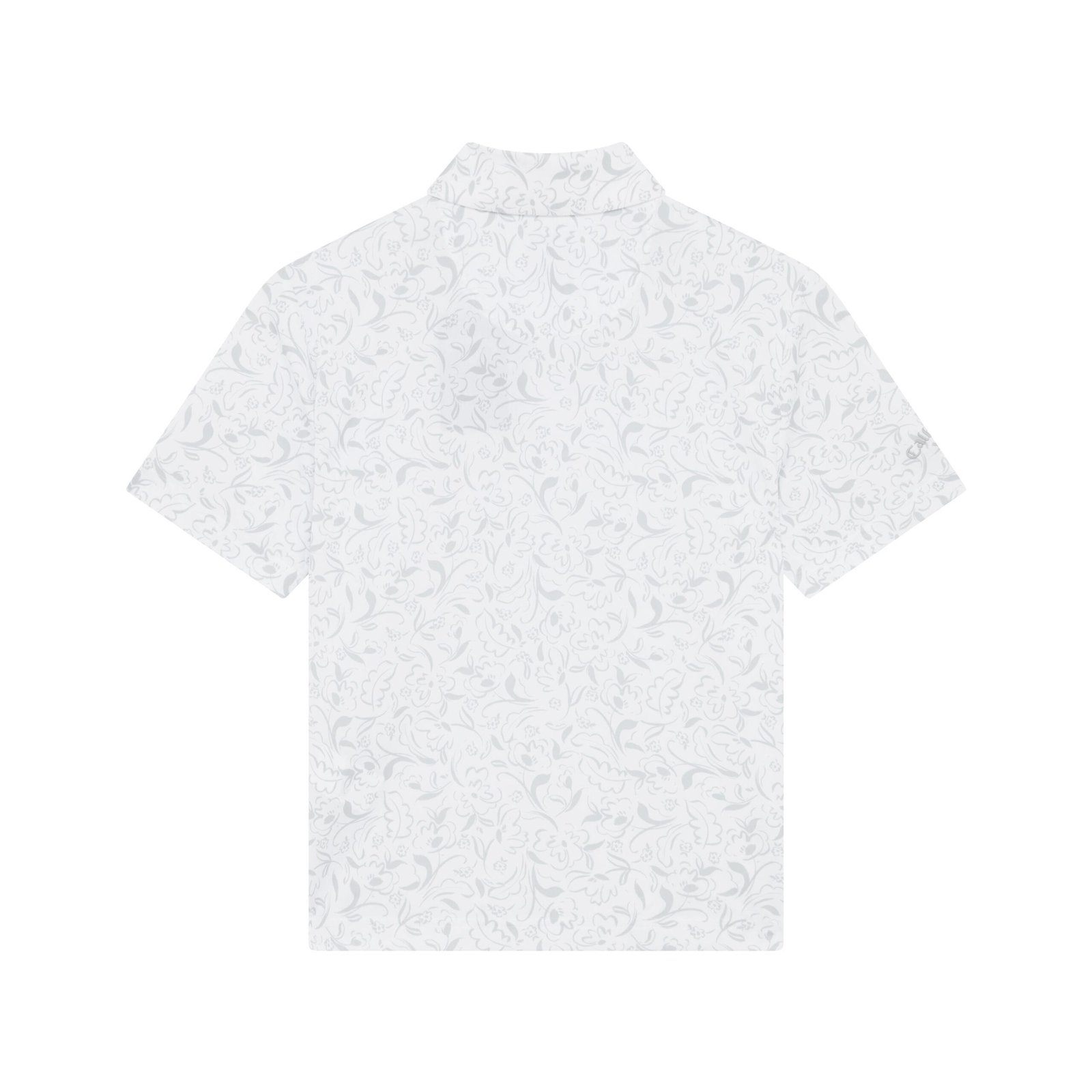 Callaway Floral Print junior polo infantil, bright white