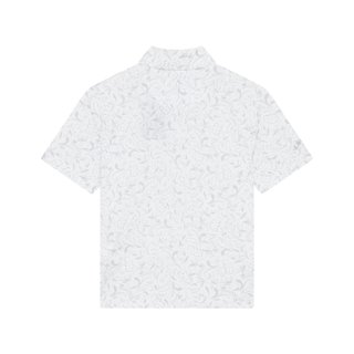Callaway Floral Print junior polo infantil, bright white