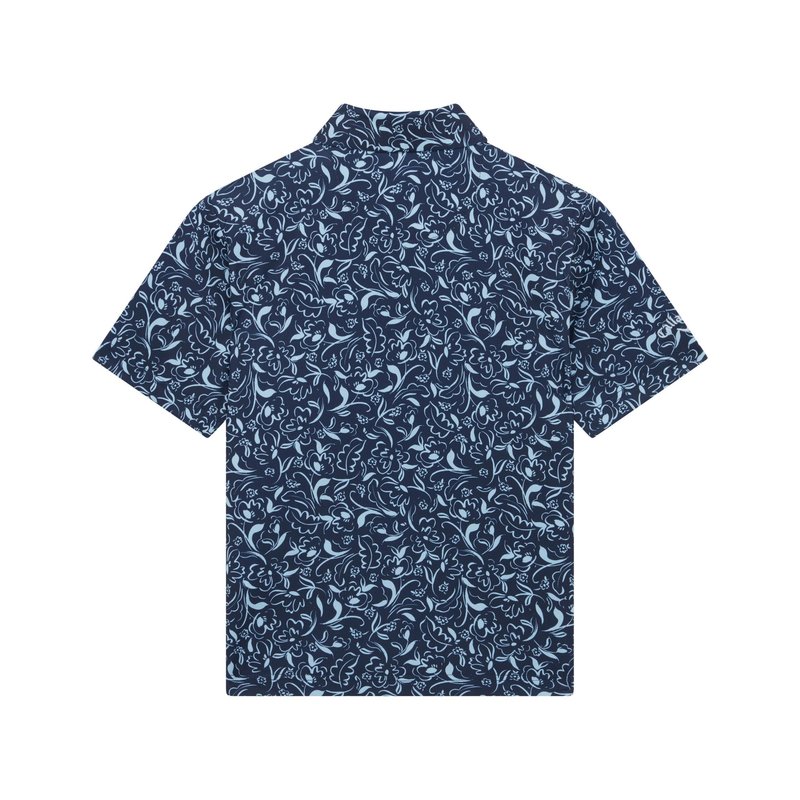 Callaway Floral Print junior polo infantil, peacoat