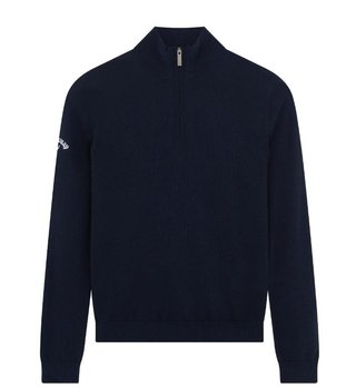 Callaway 1/4 Zip junior suéter de golf, azul marino