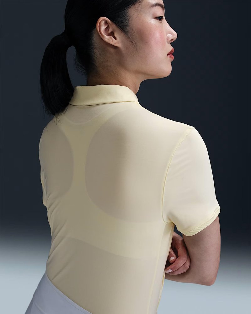 Nike Victory Dri-FIT polo de mujer de manga corta, alabaster/white