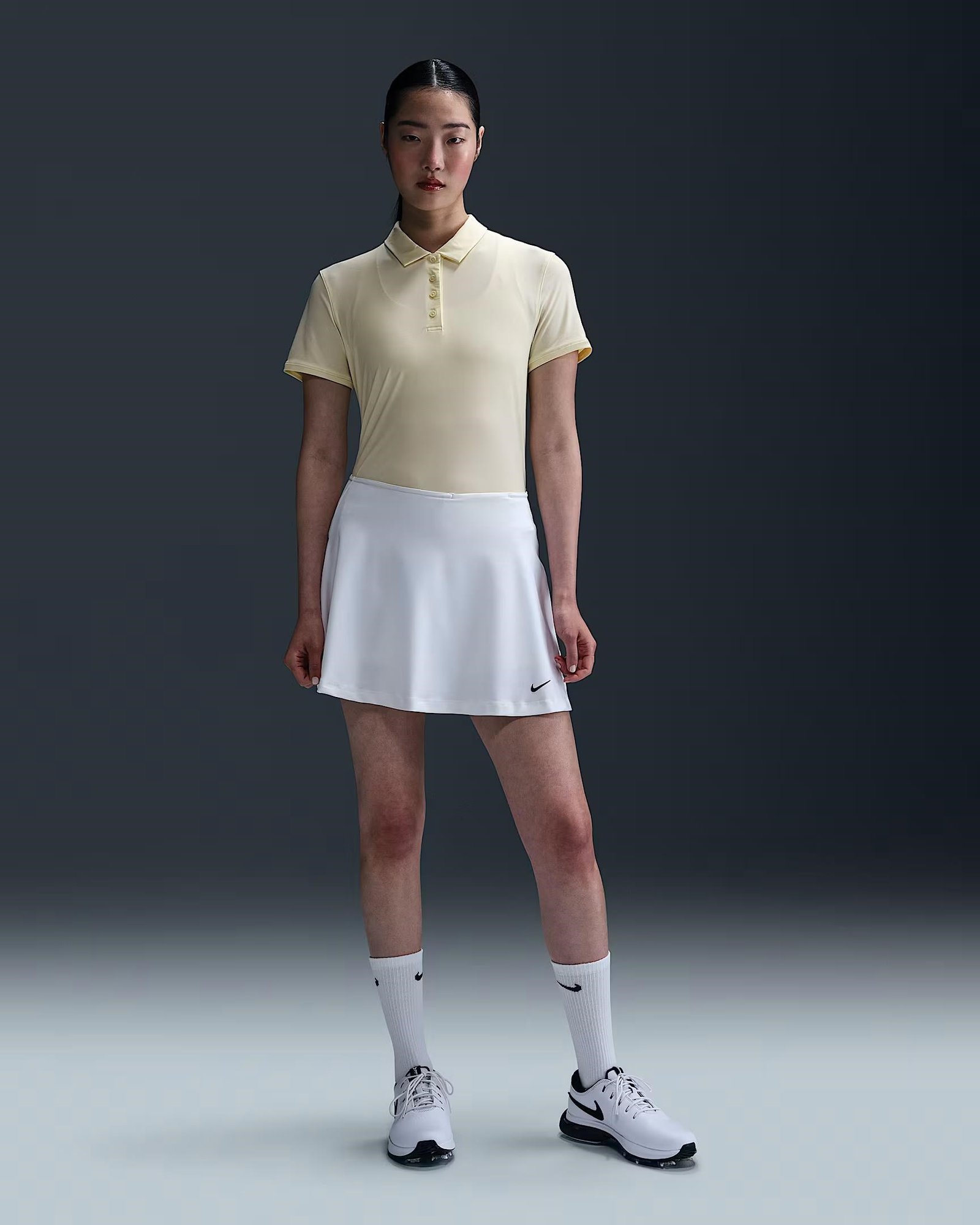 Nike Victory Dri-FIT polo de mujer de manga corta, alabaster/white