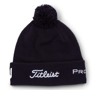 Titleist Tour Pom Pom unisex gorra de invierno, navy/white
