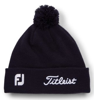 Titleist Tour Pom Pom unisex gorra de invierno, navy/white