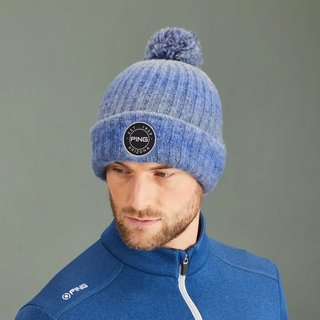 PING Barraclough gorra de invierno para hombre, azul multi